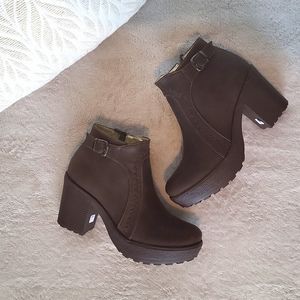 New Leather Ankle Boots